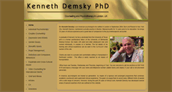 Desktop Screenshot of drkennethdemsky.co.uk